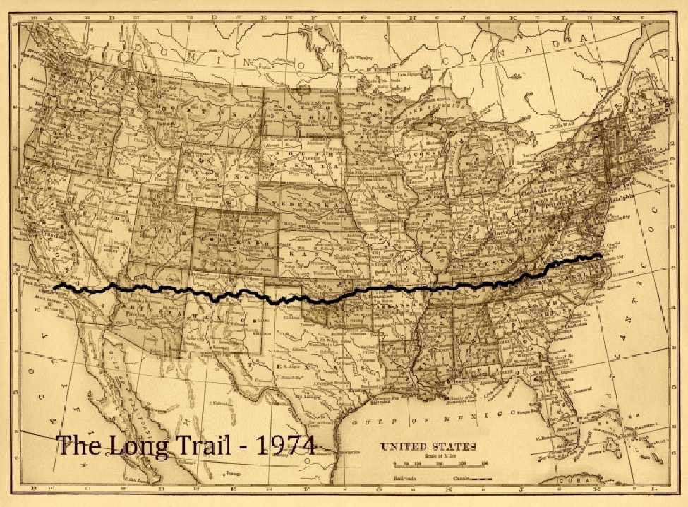 Author John Egenes & his Horse Gizmo followed this trail in his memoir Man & Horse: The Long Ride Across America