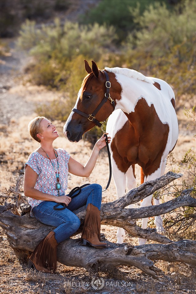 Carly Kade and her horse Sissy photographed by Shelley Paulson Photography