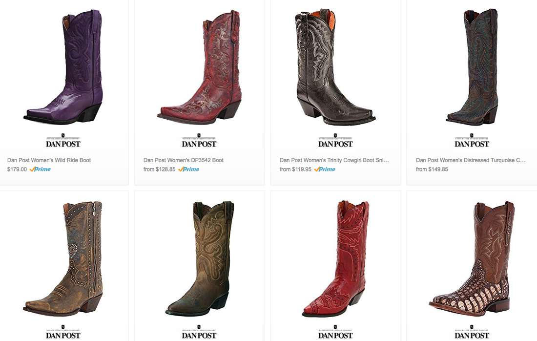 Cowboy Boot Gift Ideas on Amazon