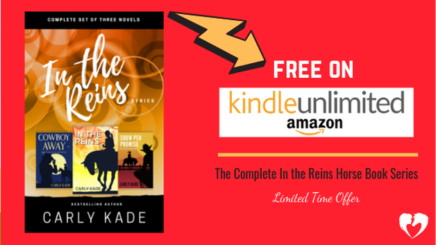 The In the Reins Equestrian Romance Horse Book Series by Carly Kade Free in Kindle Unlimited