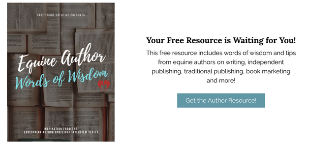 Marketing tools, tips and resources from horse book authors
