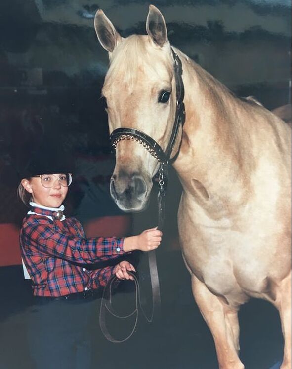 Author Carly Kade and her Childhood Horse