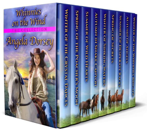 The Whinnies on the Wind horse book series by Angela Dorsey