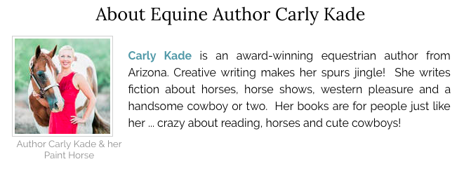 Equine Author Carly Kade of the In the Reins Equestrian Romance Horse Book Series
