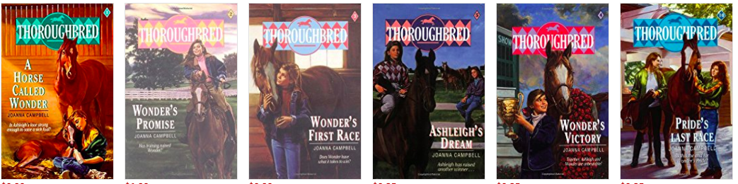 Thoroughbred Horse Book Series by Joanna Campbell