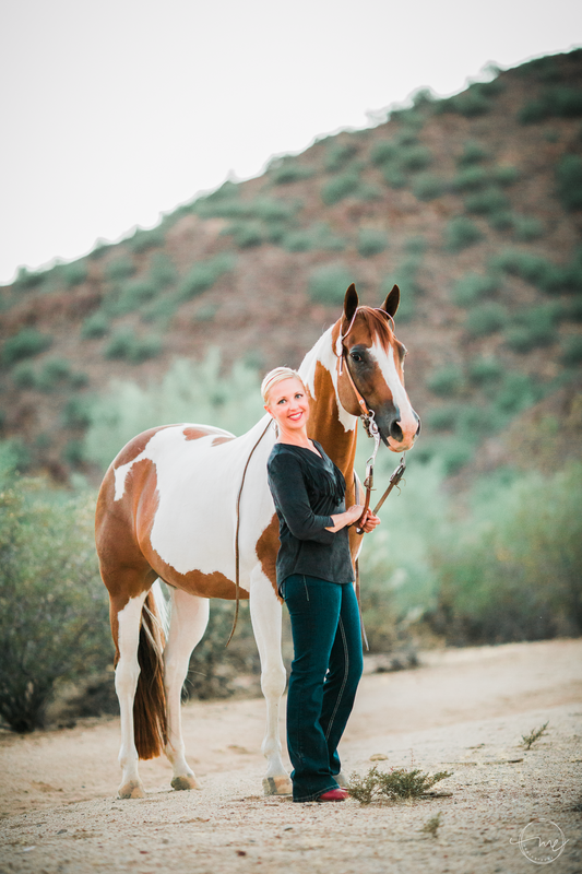 Equestrian Author Carly Kade Poses for Melanie Elise Equine Photography