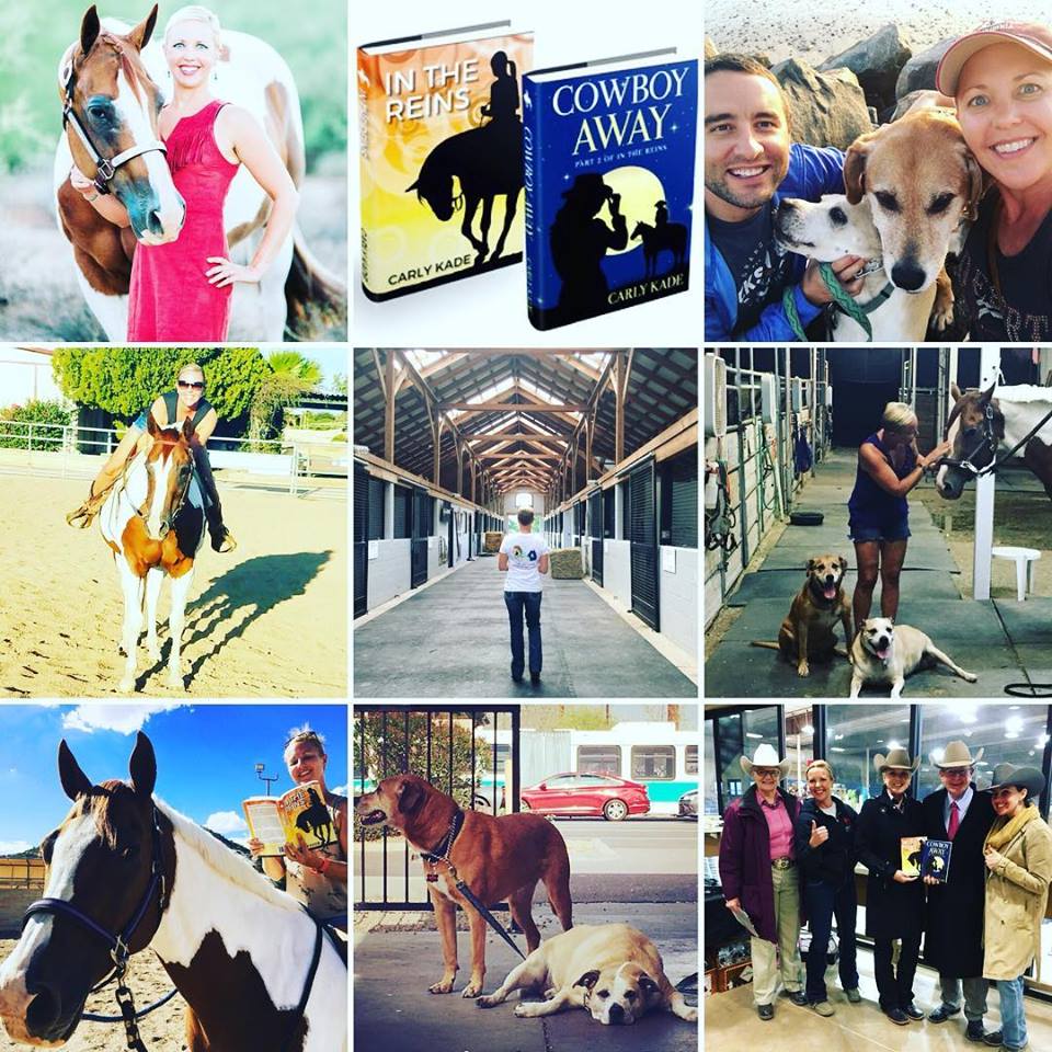 Equine Author Carly Kade of the In the Reins horse book series