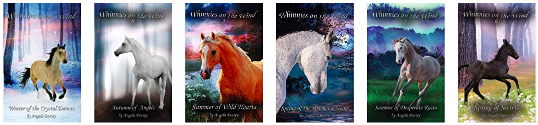 Whinnies on the Wind Horse Book Series by Angela Dorsey