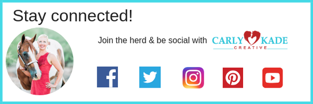 Join the Herd and follow Author Carly Kade on Social Media