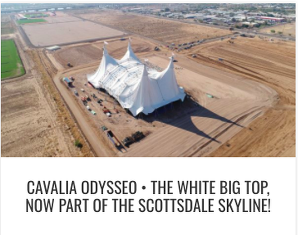 The Big White Top of Cavalia Odysseo
