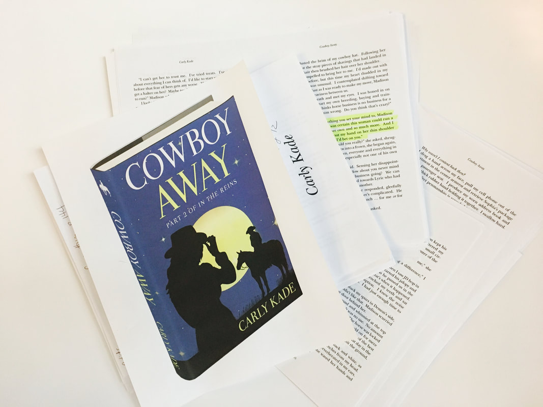 Proofing the Interior & Cover Design of Cowboy Away
