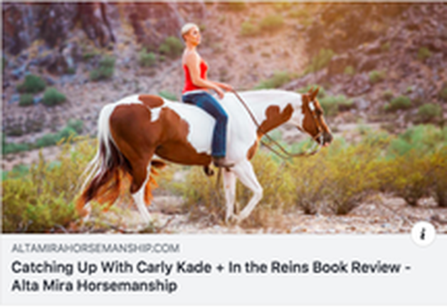 Alta Mira Horsemanship Interview with Author Carly Kade