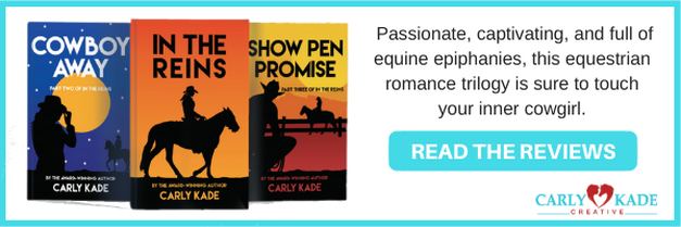 In the Reins Equestrian Romance Horse Book Series by Carly Kade