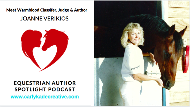 Joanne Verikios Author Interview on the Equestrian Author Spotlight with Carly Kade
