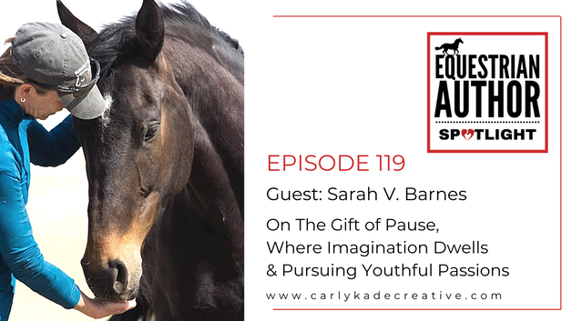 Sarah V. Barnes She who rides horses book