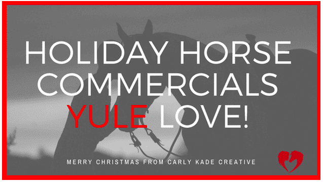 Holiday Horse Commercials on YouTube
